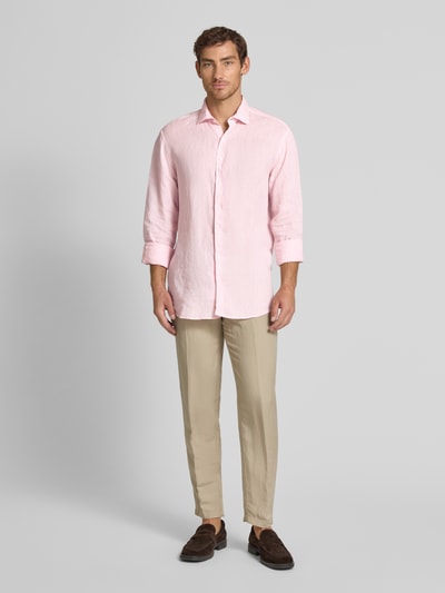 Stenstroms Regular Fit Business-Hemd mit Kentkragen Modell 'Collar' Rose 1