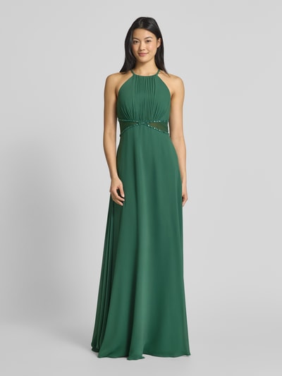 Jake*s Cocktail Abendkleid mit gelegten Falten Bottle Melange 4