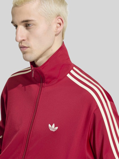 adidas Originals Regular Fit Sweatjacke mit Logo-Stitching Modell 'FIREBIRD TT' Bordeaux 3
