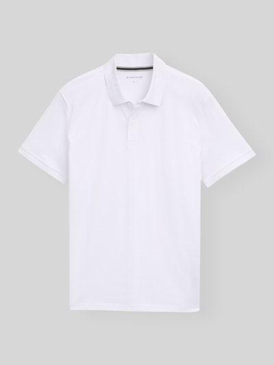 Tom Tailor Regular Fit Poloshirt aus reiner Baumwolle Offwhite 2