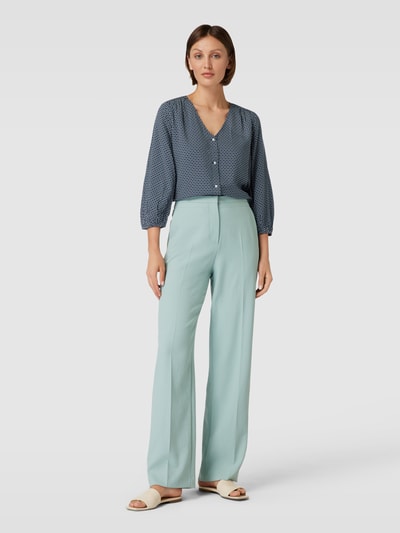 Tom Tailor Bluse mit Allover-Muster Marine 1