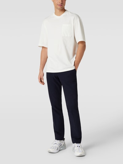 Tommy Hilfiger Pants Broek met ruitmotief, model 'DENTON' Marineblauw - 1