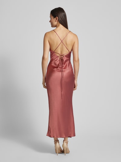 Jake*s Cocktail Cocktailkleid mit Wasserfall-Ausschnitt Rose Melange 5