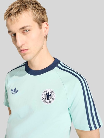 adidas Originals Regular Fit T-Shirt aus Baumwoll-Mix mit DFB-Applikation Aqua 3