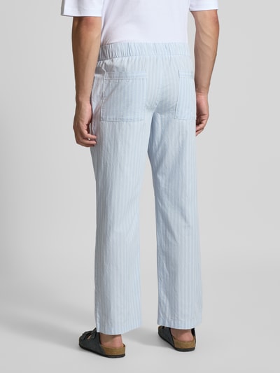 JAKE*S STUDIO MEN Sweatpants mit elastischem Bund Hellblau 5