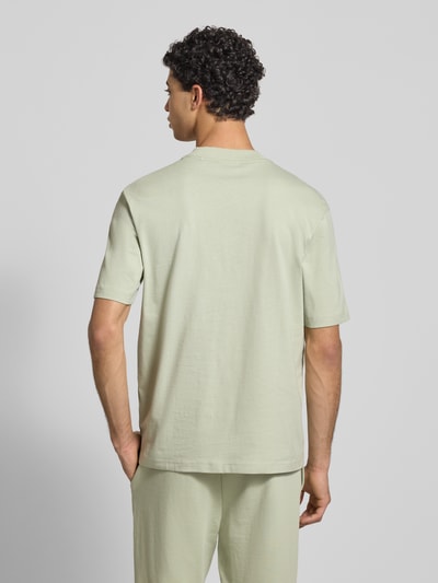 HUGO Blue Regular Fit T-Shirt aus reiner Baumwolle Modell 'NIEROS' Mint 5