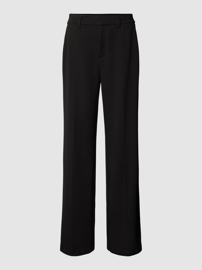 s.Oliver RED LABEL Stoffen broek met viscose en bandplooien Zwart - 2