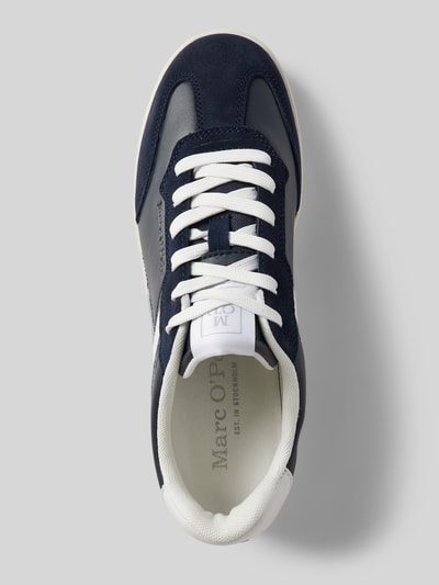 Marc O'Polo Low Top Sneaker aus echtem Leder Dunkelblau 3