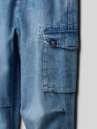 Garcia Jeans met cargozakken Lichtblauw - 2