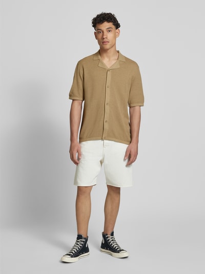 Jack & Jones Freizeithemd mit Knopfleiste Modell 'ORION' Beige 1