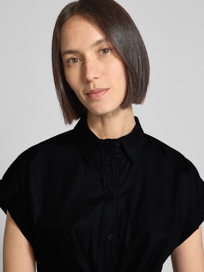 Lauren Ralph Lauren Overhemdjurk met knoopdetail, model 'CIAN' Zwart - 3