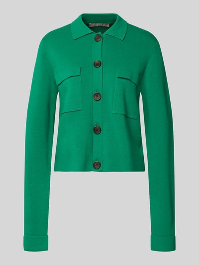 Christian Berg Woman Selection Kurtka koszulowa z listwą guzikową Zielony 2