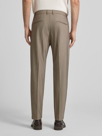 Cinque Regular fit stoffen broek met Franse steekzakken, model 'CiSalto' Beige - 5