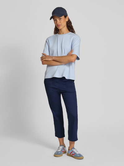 TONI Slim Fit Jogpants mit verkürztem Schnitt Modell 'Sue' Dunkelblau 1