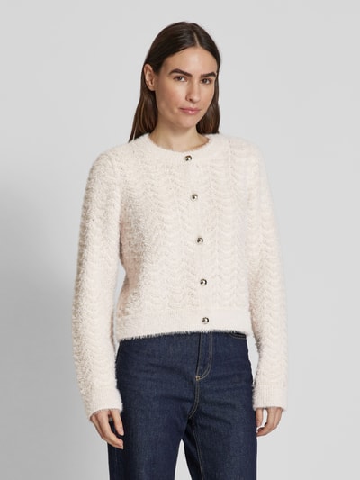 More & More Cardigan mit durchgehender Knopfleiste Offwhite 4