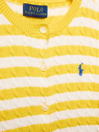 Polo Ralph Lauren Kids Vest met knoopsluiting Geel - 2