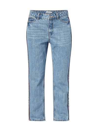 Jake*s Casual Girlfriend Fit Track Pants aus Denim  Jeansblau 2