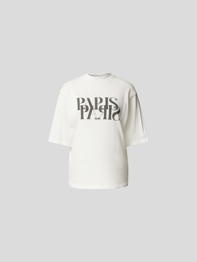 Anine Bing Oversized T-Shirt aus reiner Baumwolle Weiss 2