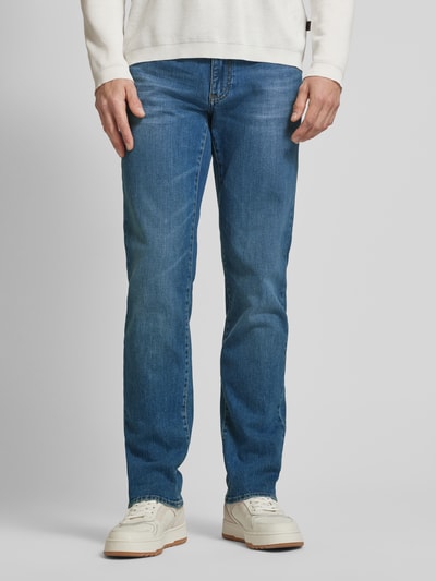 Brax Slim fit jeans in 5-pocketmodel, model 'CADIZ' Marineblauw - 4