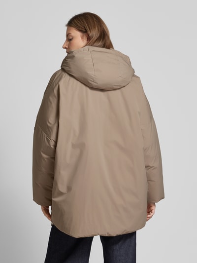 MaxMara Leisure Jacke mit Leistentaschen Modell 'CAPSULA' Taupe 5