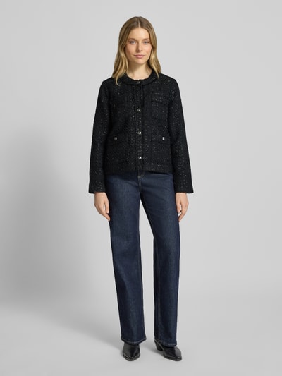 Betty Barclay Żakiet z imitacji bouclé Czarny 1