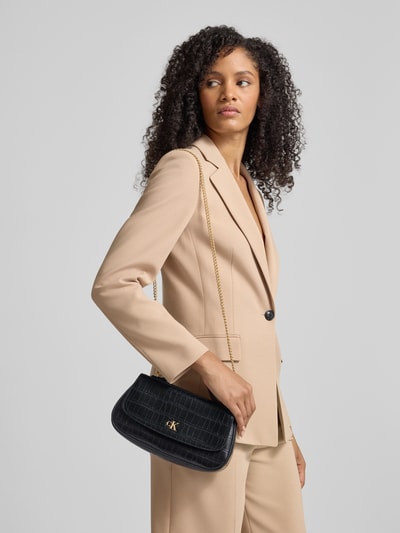 CK Calvin Klein Torba na ramię z detalem z logo Czarny 1