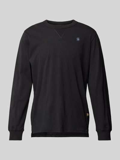 G-Star Raw Longsleeve mit Label-Patch Black 1