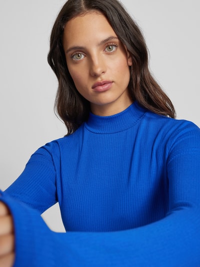 Vero Moda Longsleeve mit Stehkragen Modell 'MARY' Blau 3