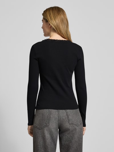 Tom Tailor Denim Slim Fit Langarmshirt aus Baumwoll-Mix Black 5
