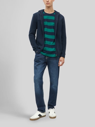s.Oliver RED LABEL Longsleeve mit abgerundetem Saum Marine 1