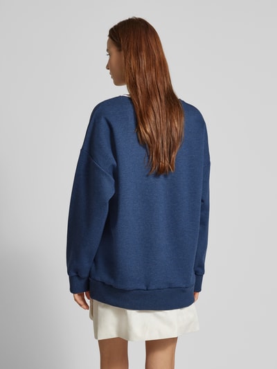 Guess Activewear Oversized Sweatshirt mit gerippten Abschlüssen Marine 5