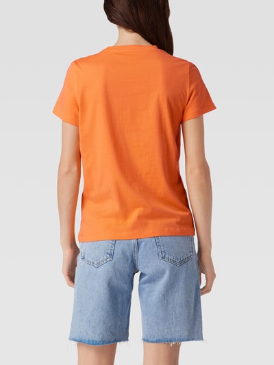 Tom Tailor T-Shirt mit Motiv-Stitching Orange 5