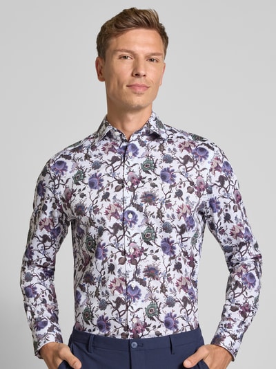 OLYMP Modern Fit Businesshemd mit Kentkragen Weiss 3