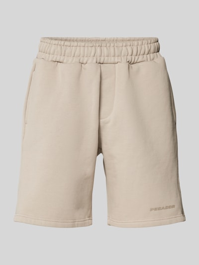 Pegador Sweatshorts mit Label-Detail Beige 2