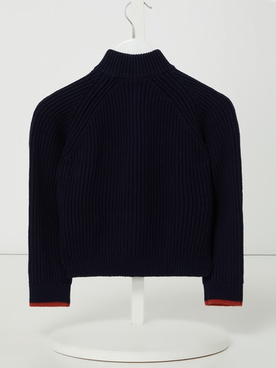 Tom Joule Gebreid jack van katoen Marineblauw - 3