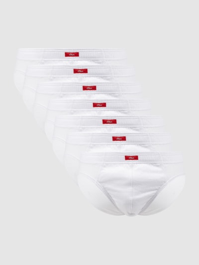 s.Oliver RED LABEL Slip mit elastischem Bund im 7er-Pack Weiss 1