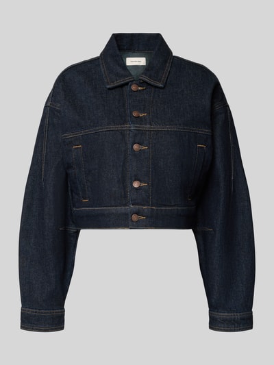 Calvin Klein Jeans Kurtka jeansowa z listwą guzikową Granatowy 2