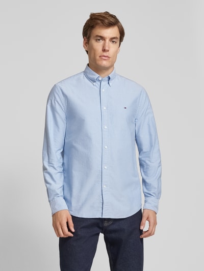 Tommy Hilfiger Regular Fit Freizeithemd mit Button-Down-Kragen Hellblau 4