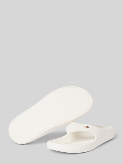 Tommy Hilfiger Voorgevormde teenslippers met logodetail Wit - 4