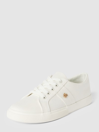 Lauren Ralph Lauren Sneaker mit Label-Applikation Modell 'JANSON' Weiß 2