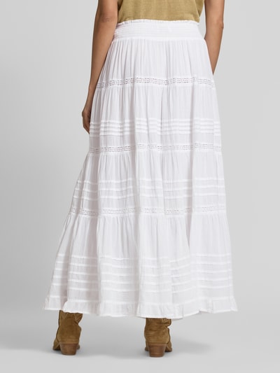 Neo Noir Maxirock im Stufen-Look Modell 'Felicia' Weiss 5