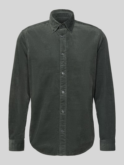 Marc O'Polo Regular Fit Freizeithemd aus reiner Baumwolle Graphit 2