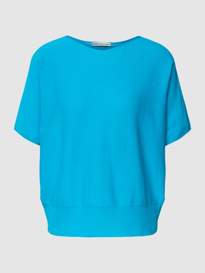 Drykorn Oversized T-Shirt in Strick-Optik Modell 'SOMELI' Ocean 2