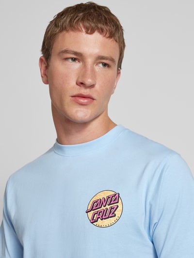 SANTA CRUZ T-Shirt mit Label-Print Hellblau 3