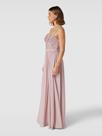 Laona Abendkleid mit Herz-Ausschnitt Rosa 1