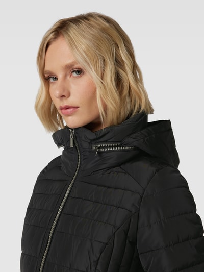 Soyaconcept Steppmantel Modell 'Nina' mit herausnehmbarer Kapuze Black 3