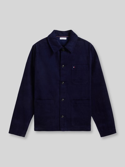 Tommy Hilfiger Regular Fit Freizeithemd aus reiner Baumwolle  Marine 2