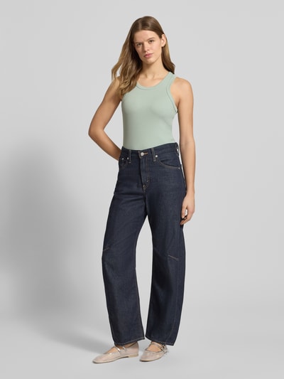 ONLY Tank top o kroju slim fit z mieszanki bawełny ekologicznej model 'VAL' Trzcinowy 1