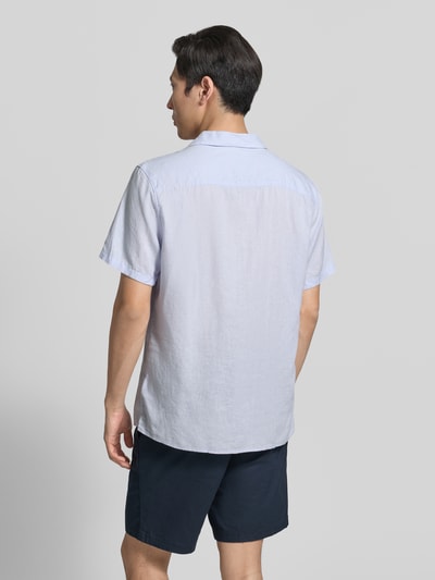 CK Calvin Klein Regular Fit Freizeithemd aus Leinen-Lyocell-Mix Sky 5