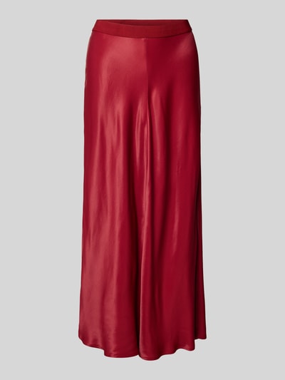 Someday Midirock aus Viskose mit elastischem Bund Modell 'Odinia' Rot 2